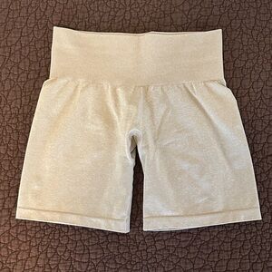 NVGTN Sand-Toned High-Waisted Shorts